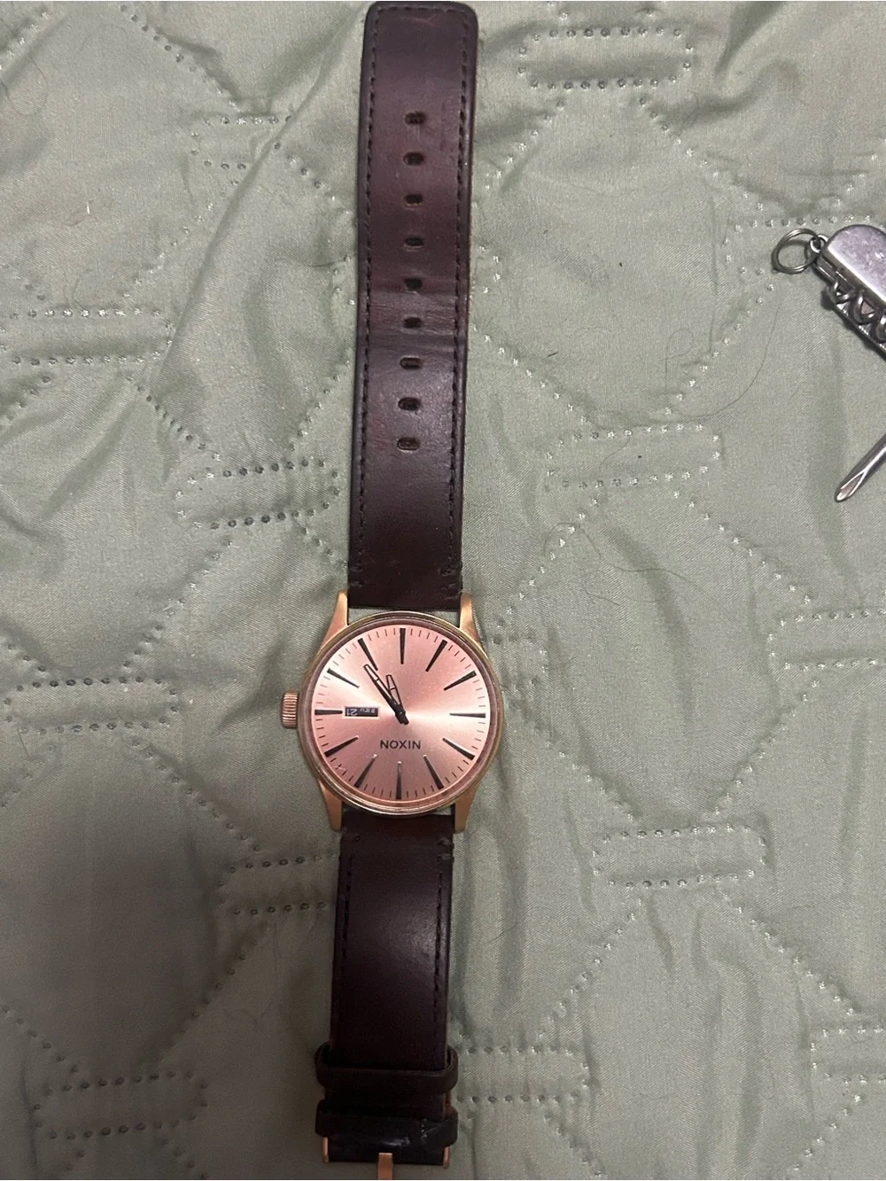 Nixon Rose Gold Sentry Watch